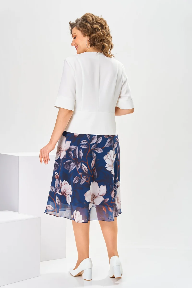 Logan | Premium Kleid aus Baumwolle und Seide