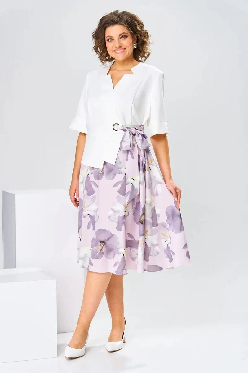 Logan | Premium Kleid aus Baumwolle und Seide