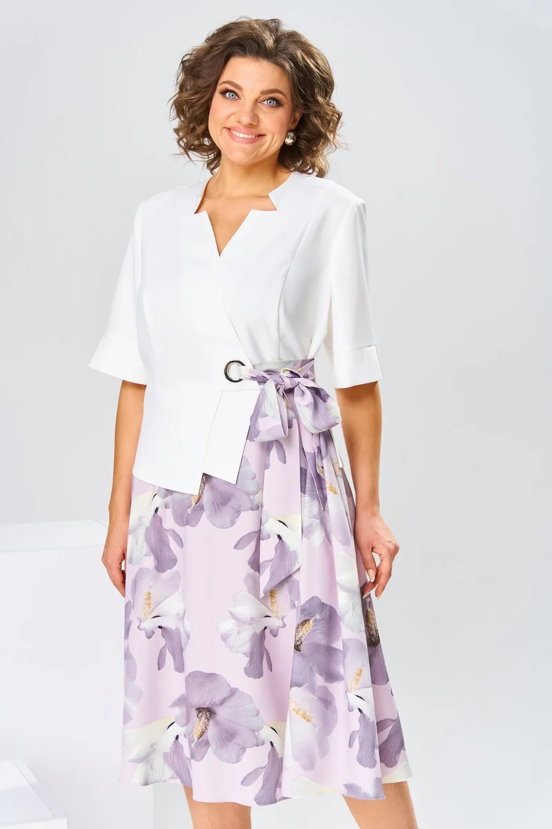 Logan | Premium Kleid aus Baumwolle und Seide