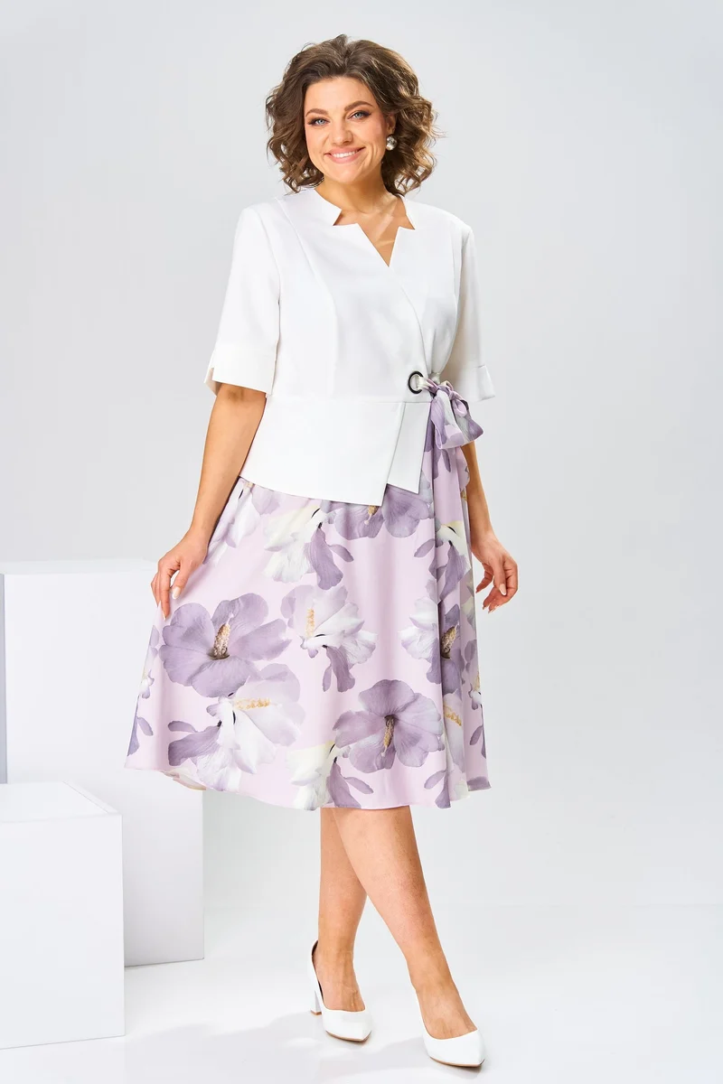 Logan | Premium Kleid aus Baumwolle und Seide