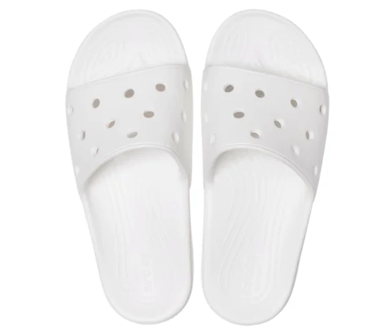 Crocs Klassische Unisex-Slide - Weiß
