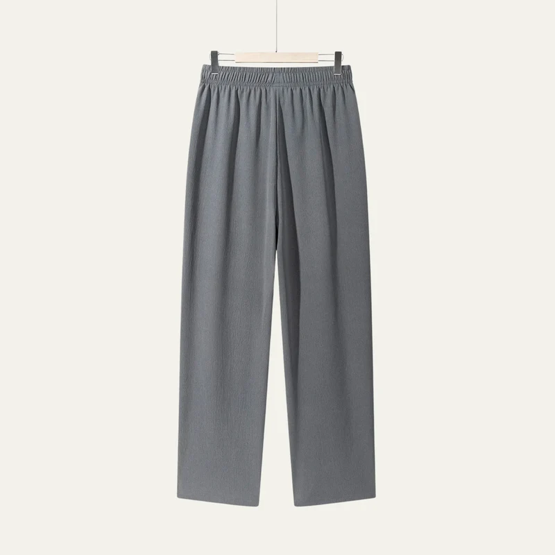 Herren-Hose mit geradem Bein und Kordelzug