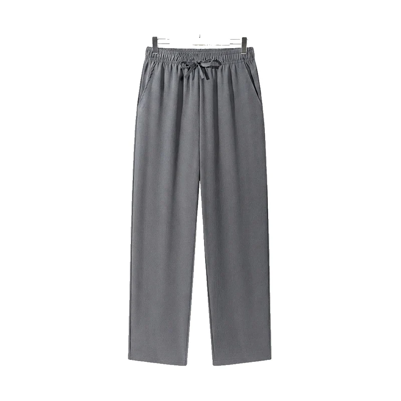 Herren-Hose mit geradem Bein und Kordelzug