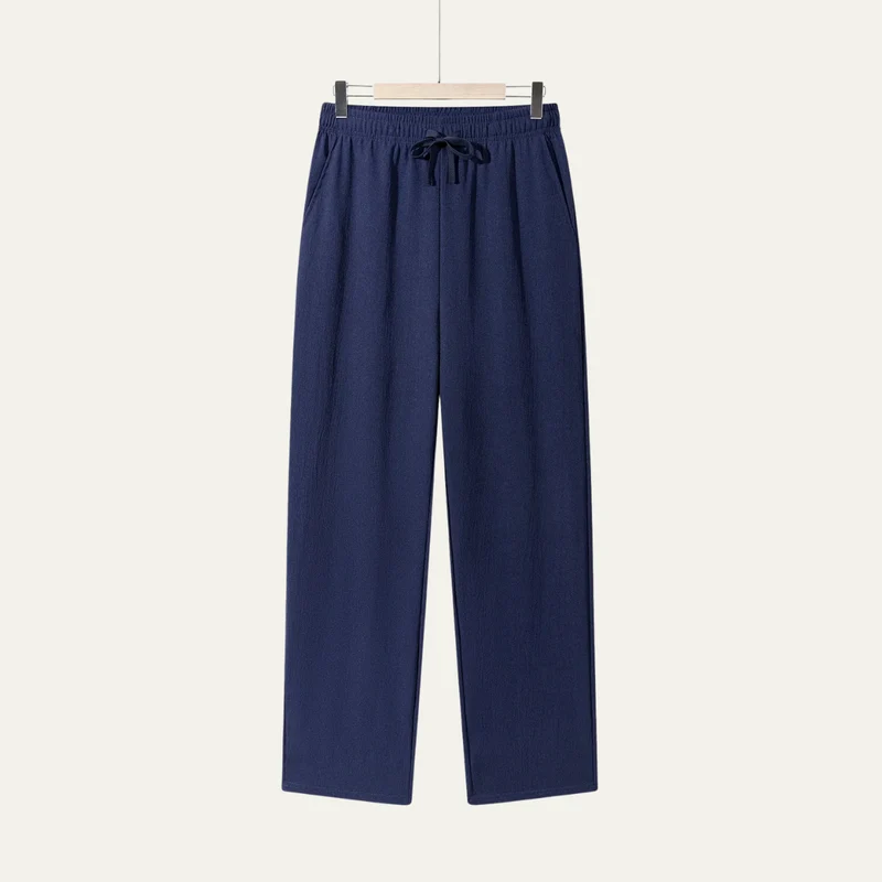 Herren-Hose mit geradem Bein und Kordelzug