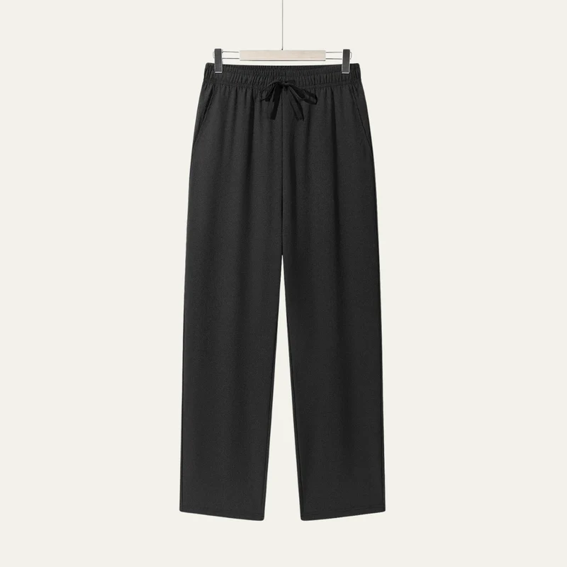 Herren-Hose mit geradem Bein und Kordelzug