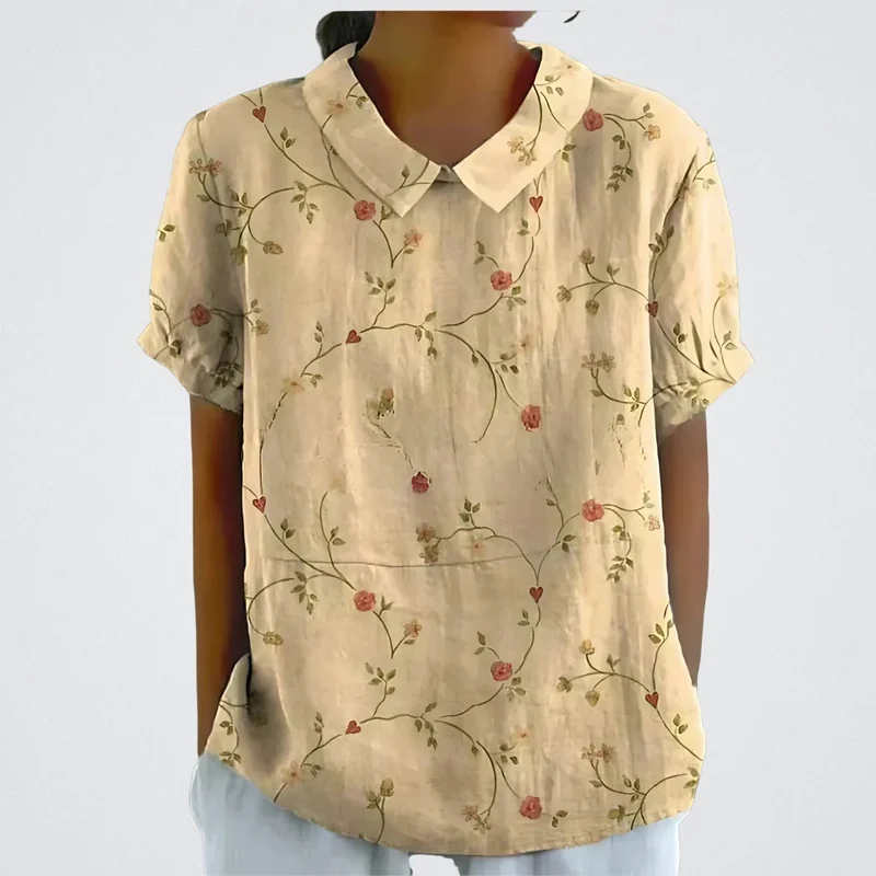 Lina | Elegante Bluse mit Blumendetail