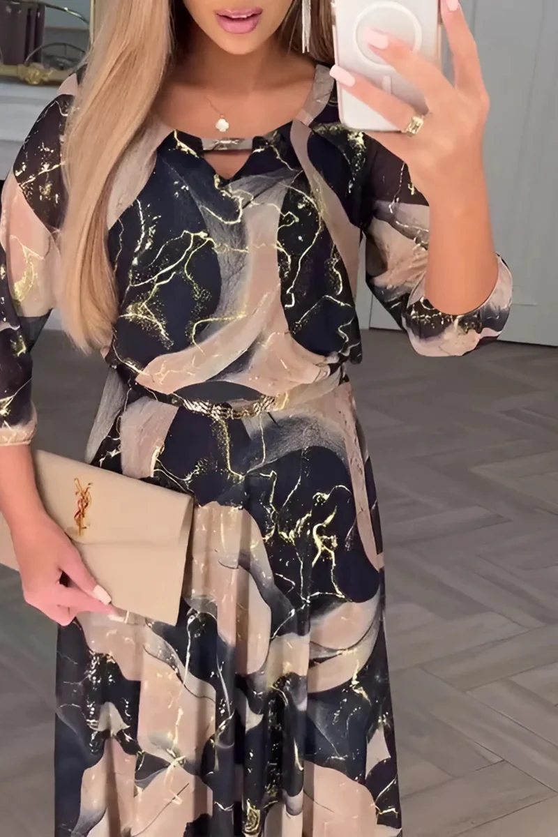 Mariska | Chiffon Midi Kleid