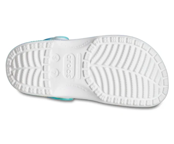 Crocs Unisex Classic Solarized Clog – Weiß / Multi