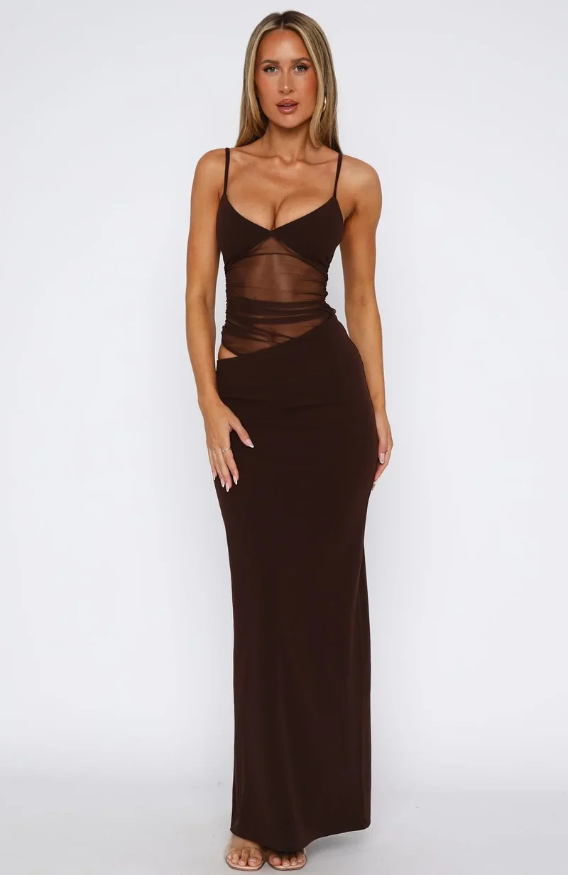 Naiara | Maxi-Kleid mit Cut-Outs