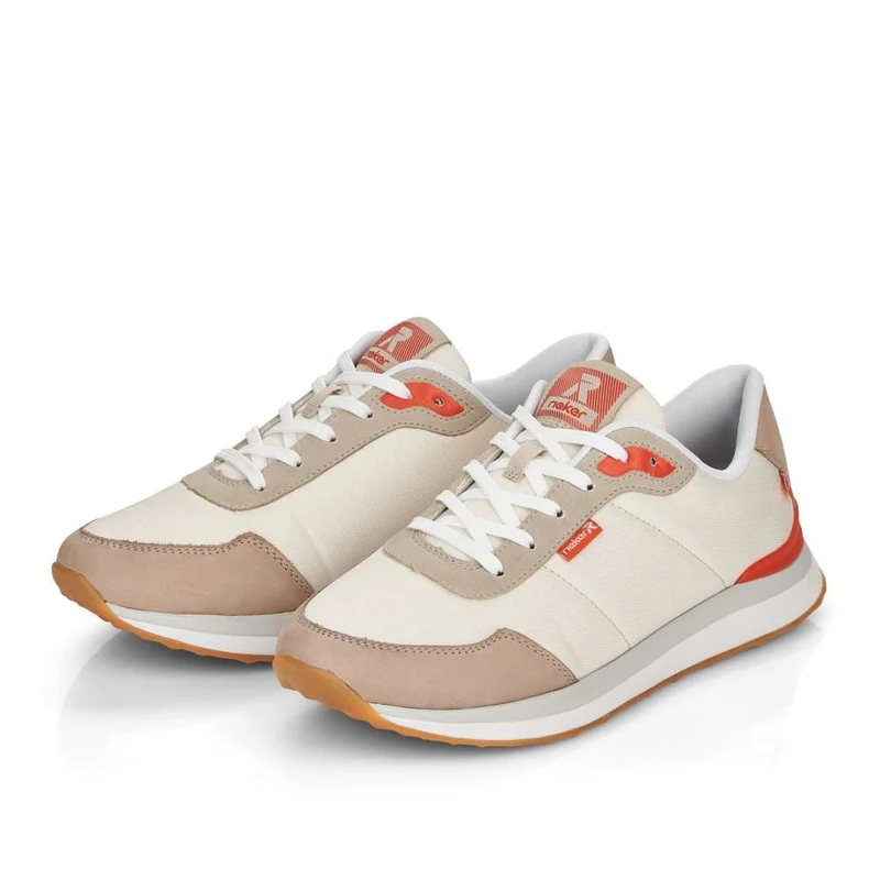 Rieker Revolution-Trainer für Damen – Beige/Orange
