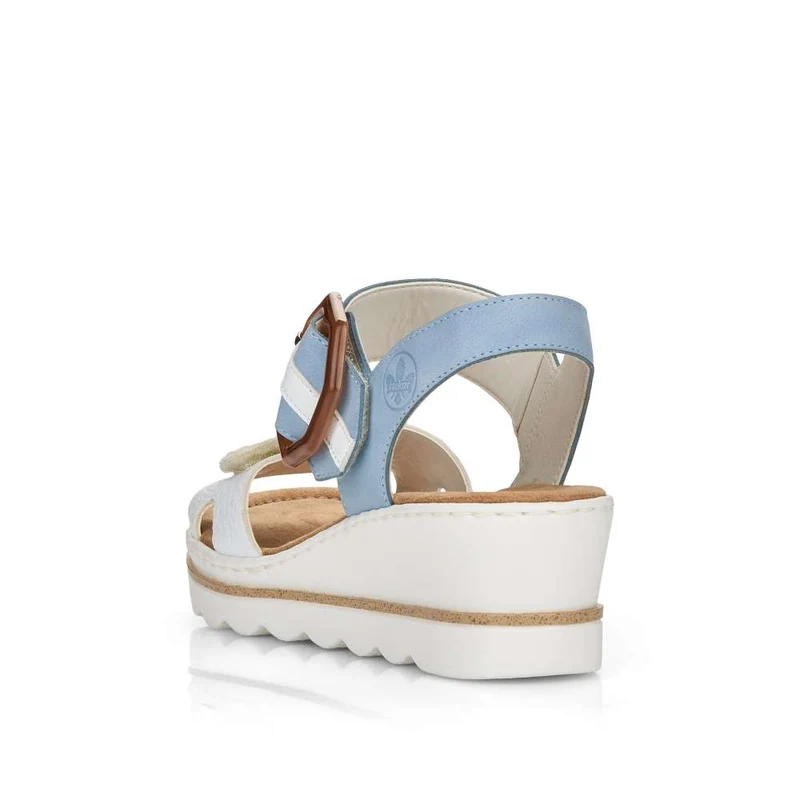 Rieker Damenmode-Sandale – Blau