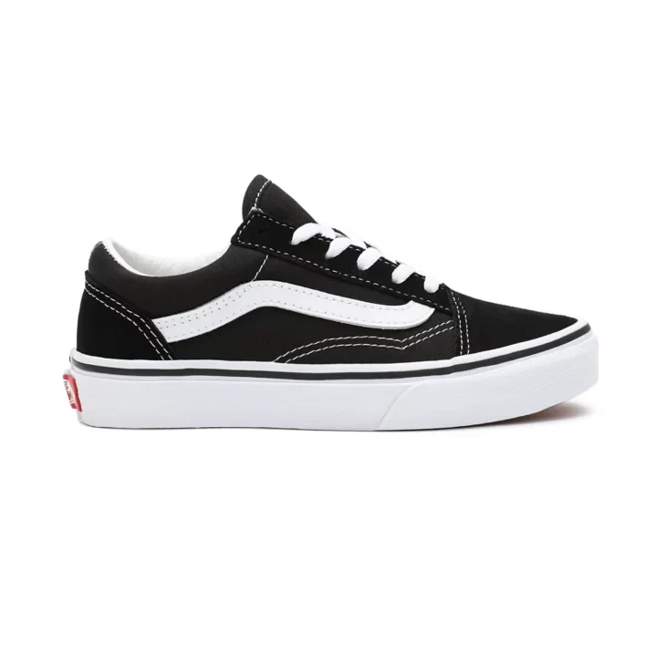 VANS Old Skool-Turnschuhe für Kinder – Schwarz