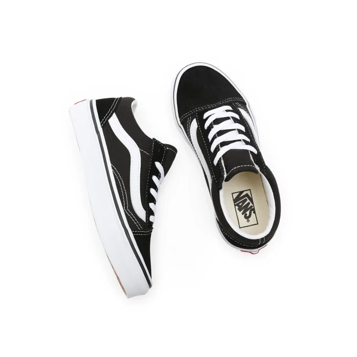 VANS Old Skool-Turnschuhe für Kinder – Schwarz