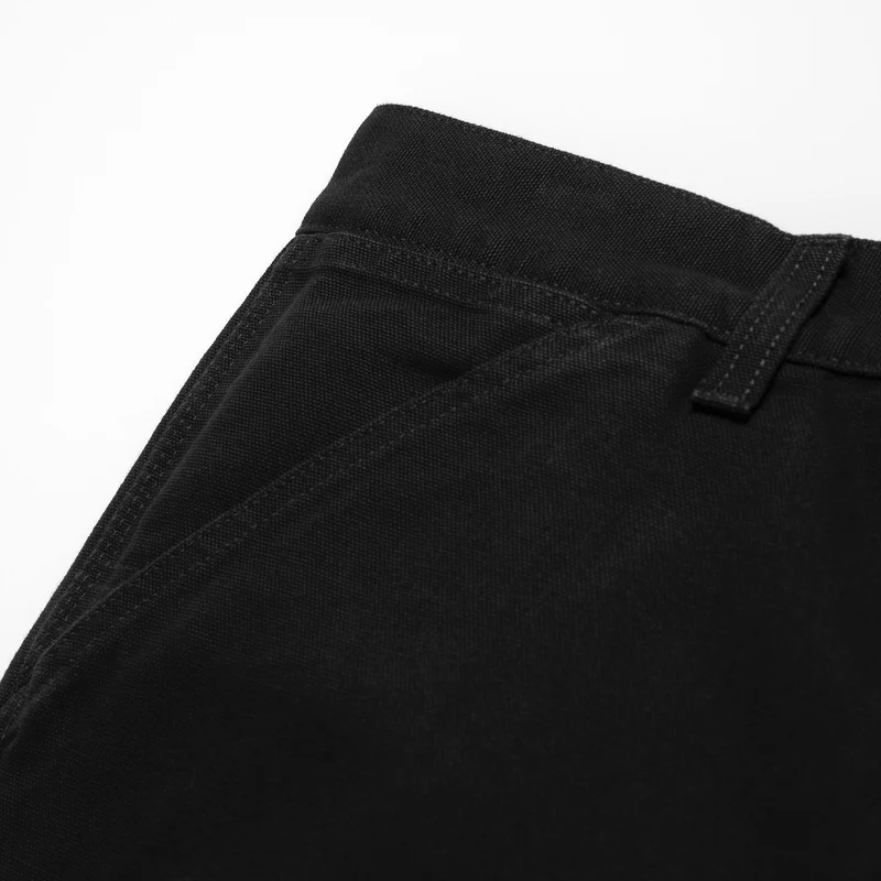 Carhartt WIP Herren Single Knee Hose - Schwarz gespült