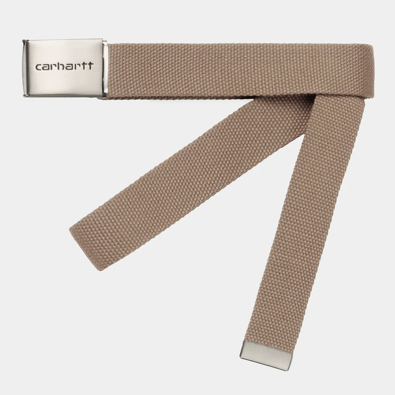 Carhartt WIP Unisex-Chrom-Clip-Gürtel – Braun