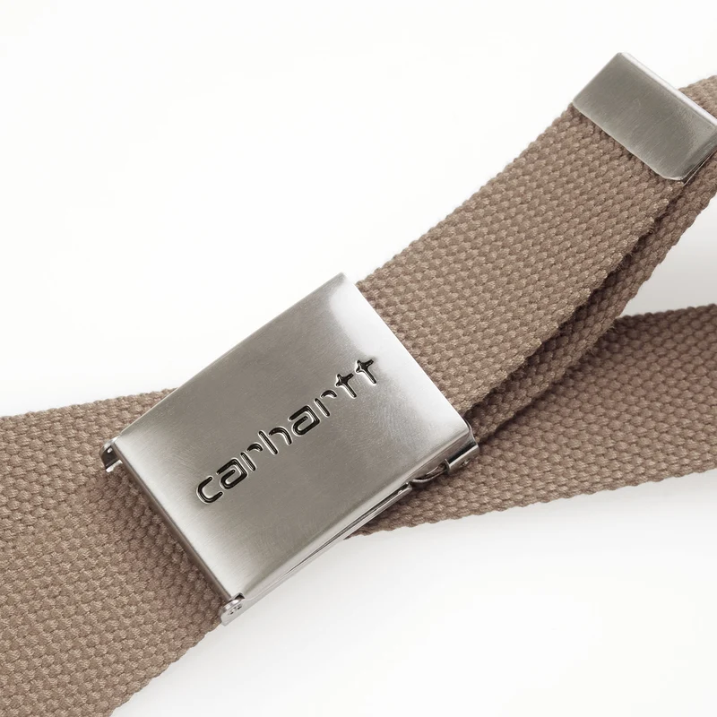 Carhartt WIP Unisex-Chrom-Clip-Gürtel – Braun