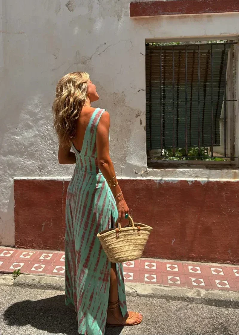 Ibiza | Maxi-Tie-Dye-Kleid