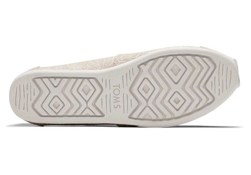 TOMS Damen Alpargata Muscheldruck – Pfingstrosenfolie