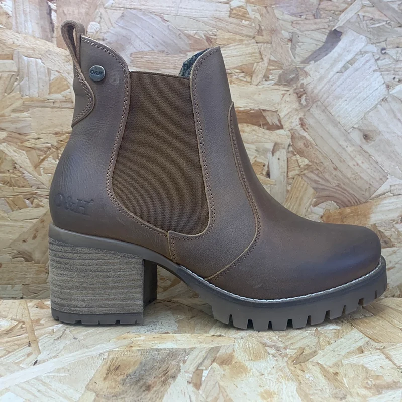 Oak & Hyde Kensington Damen Chelsea Stiefelette - Cognac