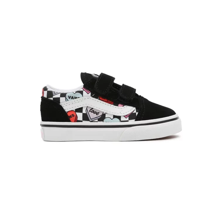VANS Kleinkinder-Sneaker „Candy Heart Old Skool“ mit Klettverschluss