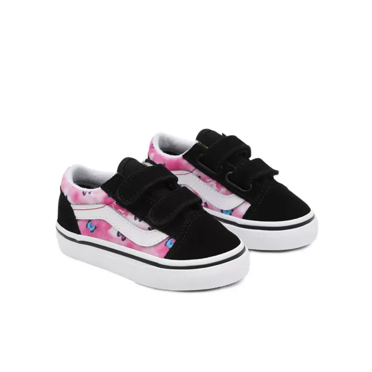 VANS Old Skool Butterfly Dream-Sneaker mit Klettverschluss für Kleinkinder