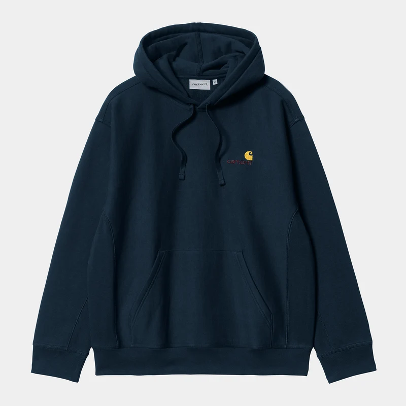 Carhartt WIP Herren American Script Sweatshirt-Hoodie - Mizar