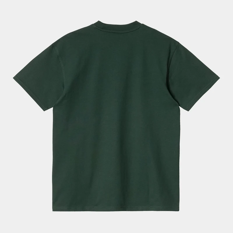 Carhartt WIP Herren Kurzarm American Script T-Shirt - Grove