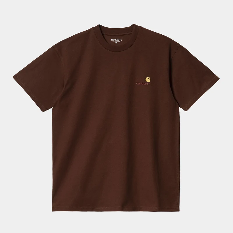 Carhartt WIP Herren Kurzarm American Script Offroad-T-Shirt