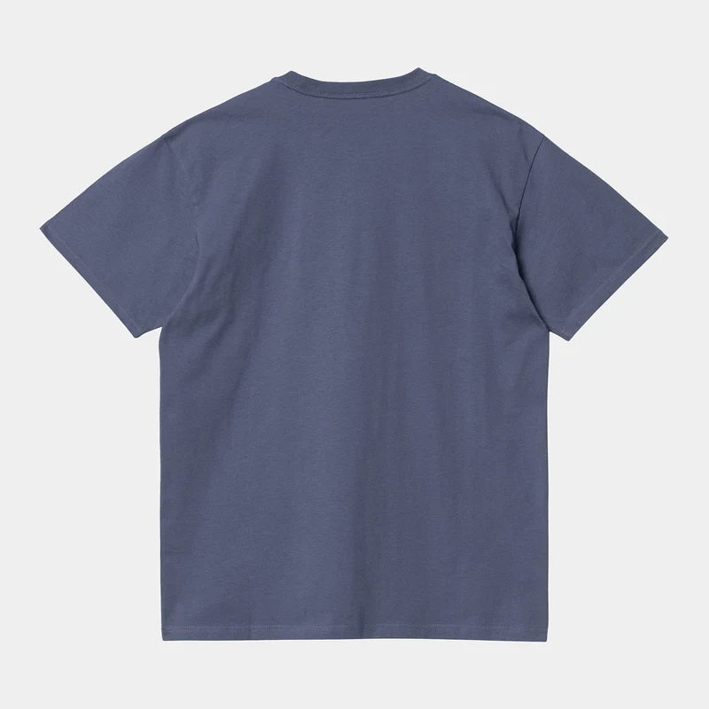 Carhartt WIP Herren Chase Kurzarm-T-Shirt – Cold Viola / Gold
