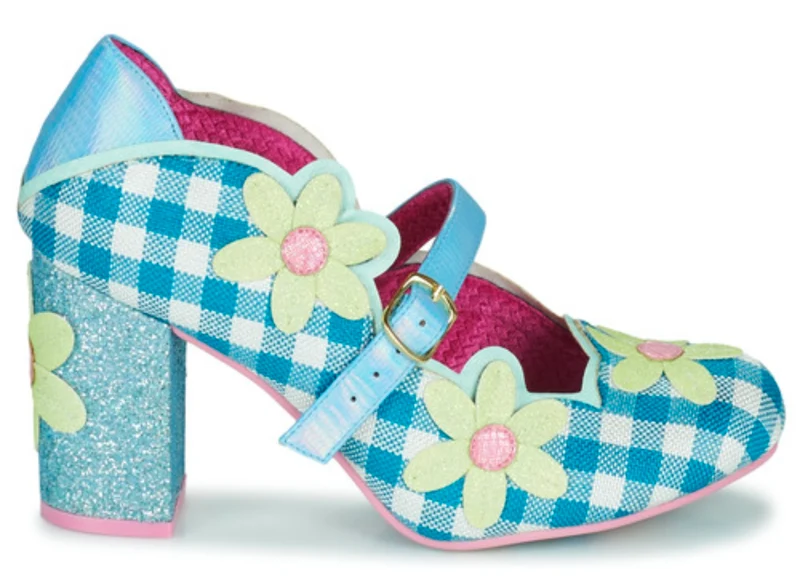 Irregular Choice - Daisy Dancer High Heel - Blau geblümt