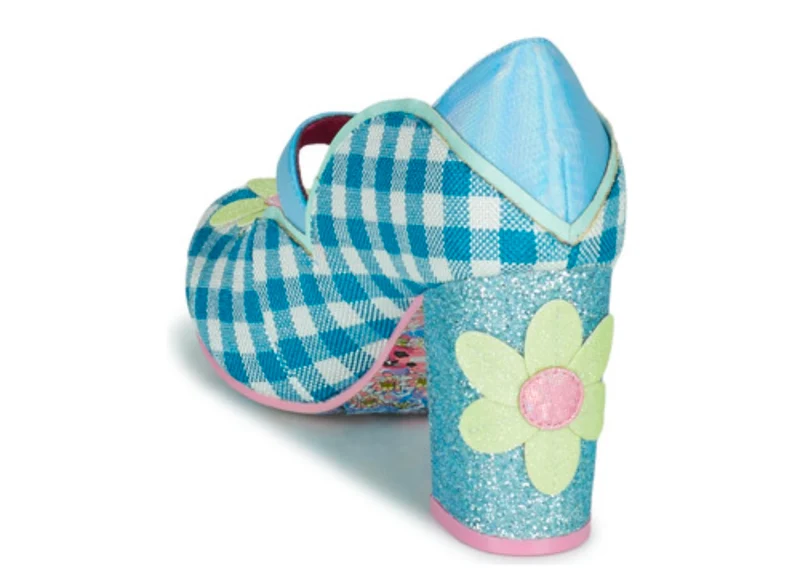 Irregular Choice - Daisy Dancer High Heel - Blau geblümt