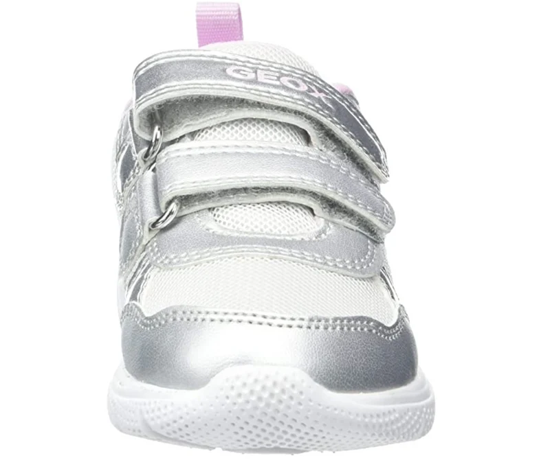 Geox Kleinkinder B Sprintye GB Trainer – Fuchsia / Silber