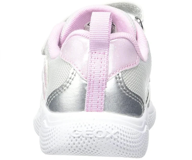 Geox Kleinkinder B Sprintye GB Trainer – Fuchsia / Silber