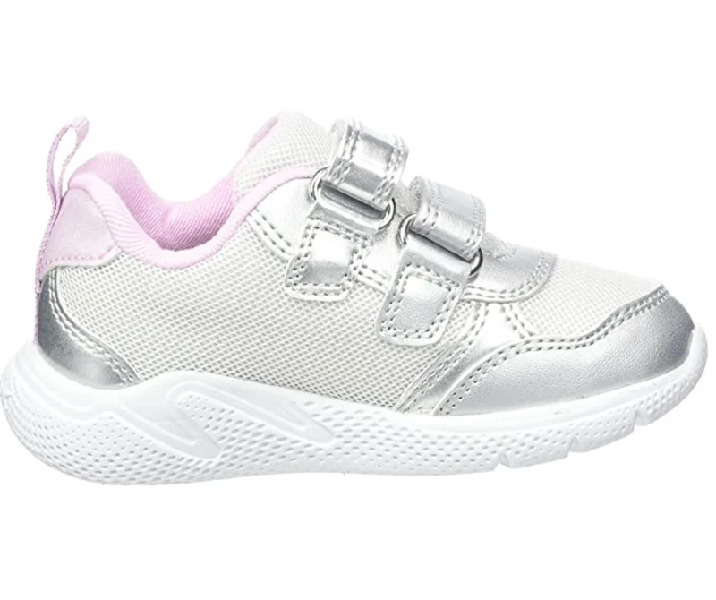 Geox Kleinkinder B Sprintye GB Trainer – Fuchsia / Silber