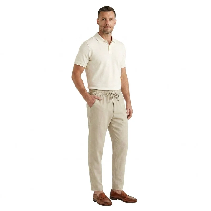 Herren-Jogginghose mit Kordelzug und elastischen Bündchen