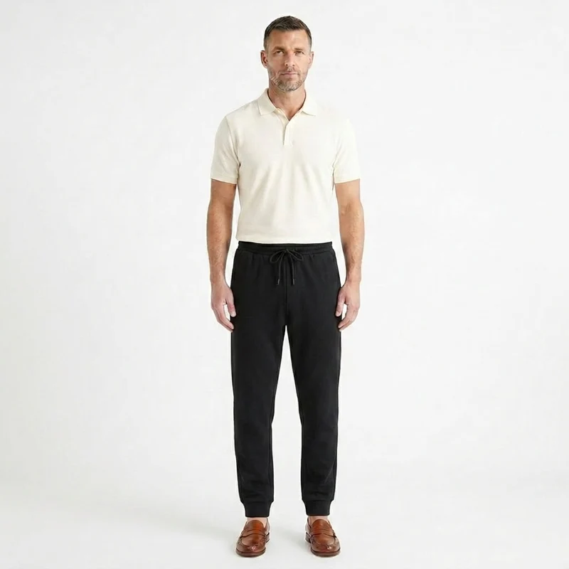 Herren-Jogginghose mit Kordelzug und elastischen Bündchen