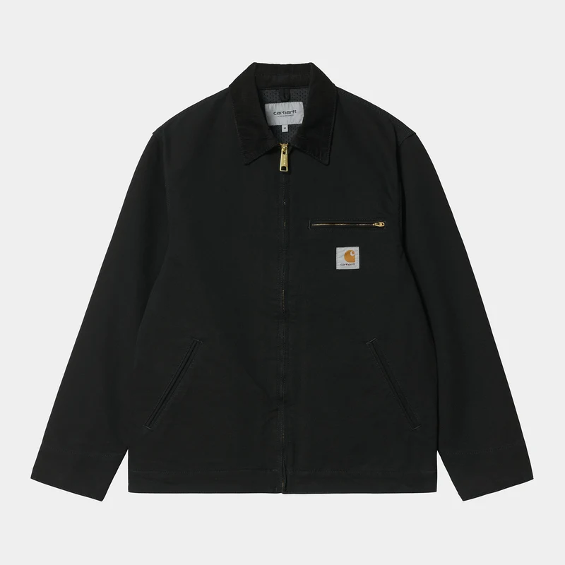Carhartt WIP Herren Detroit Bio-Baumwolljacke – Schwarz