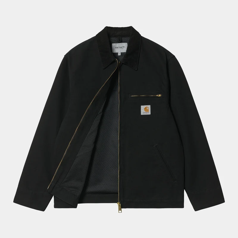 Carhartt WIP Herren Detroit Bio-Baumwolljacke – Schwarz