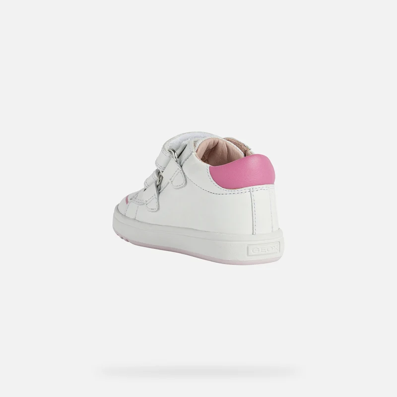 Geox Kinder B Biglia GC Trainer – Weiß / Fuchsia
