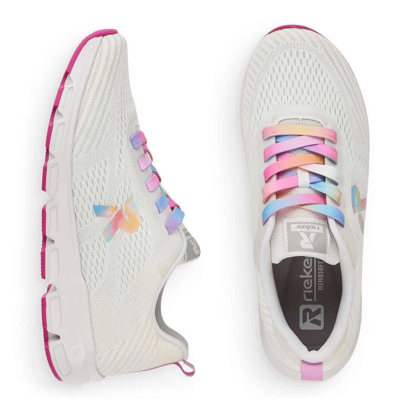 Rieker Revolution-Turnschuhe für Damen – Weiß
