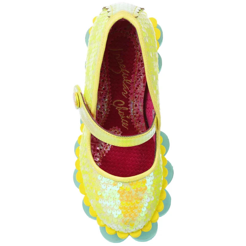 Irregular Choice Damen Imaginary Friend Plateau-High-Heel - Gelb