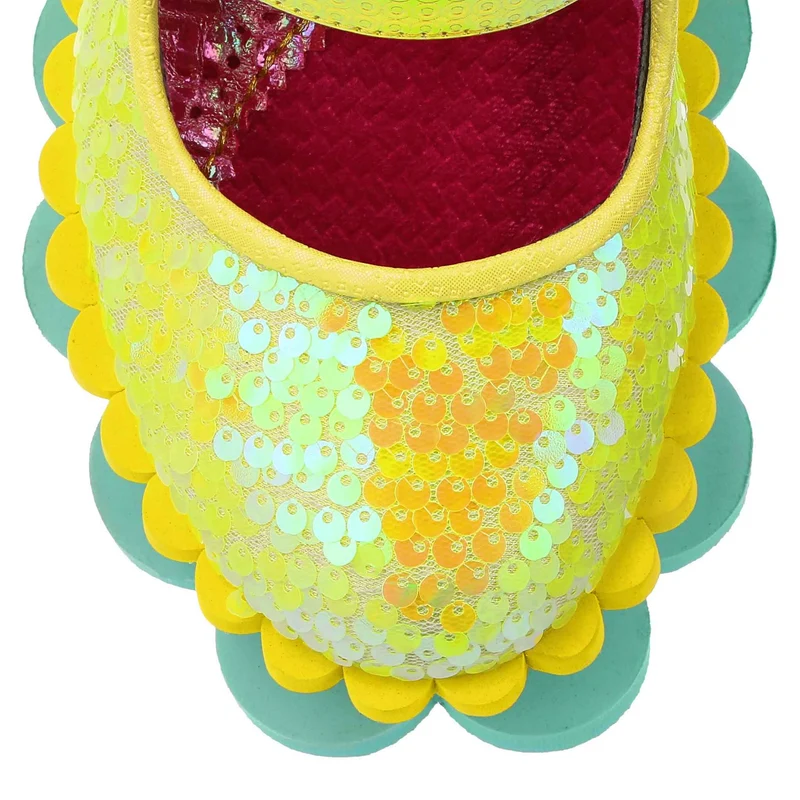 Irregular Choice Damen Imaginary Friend Plateau-High-Heel - Gelb