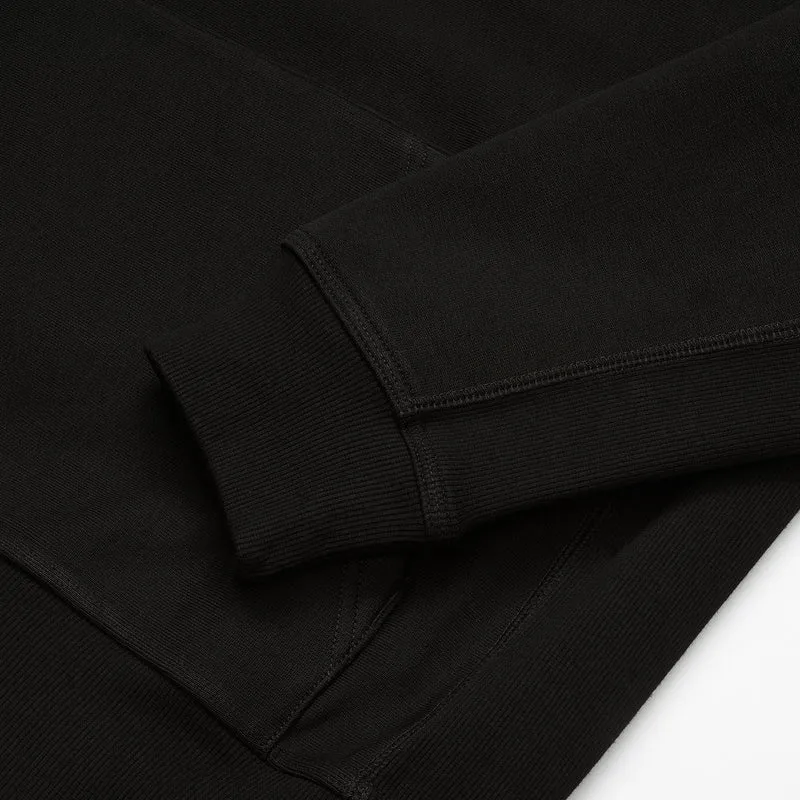 Carhartt WIP Herren American Script Sweat-Hoodie – Schwarz