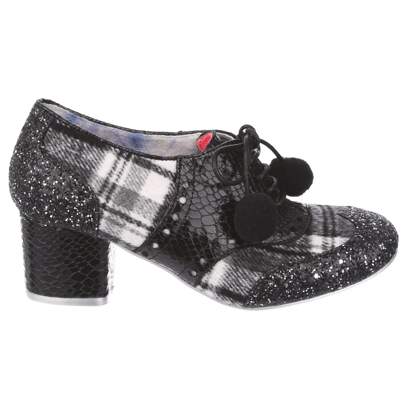 Irregular Choice Damen Clara Bow Mid Heel - Schwarz
