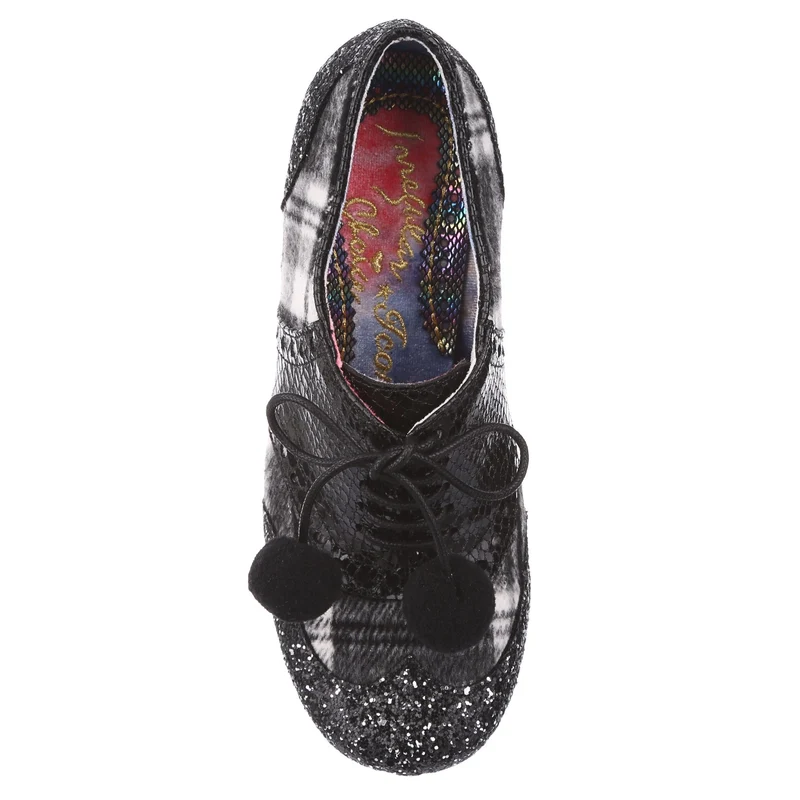 Irregular Choice Damen Clara Bow Mid Heel - Schwarz