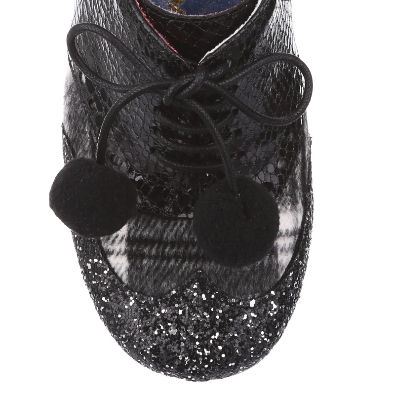 Irregular Choice Damen Clara Bow Mid Heel - Schwarz