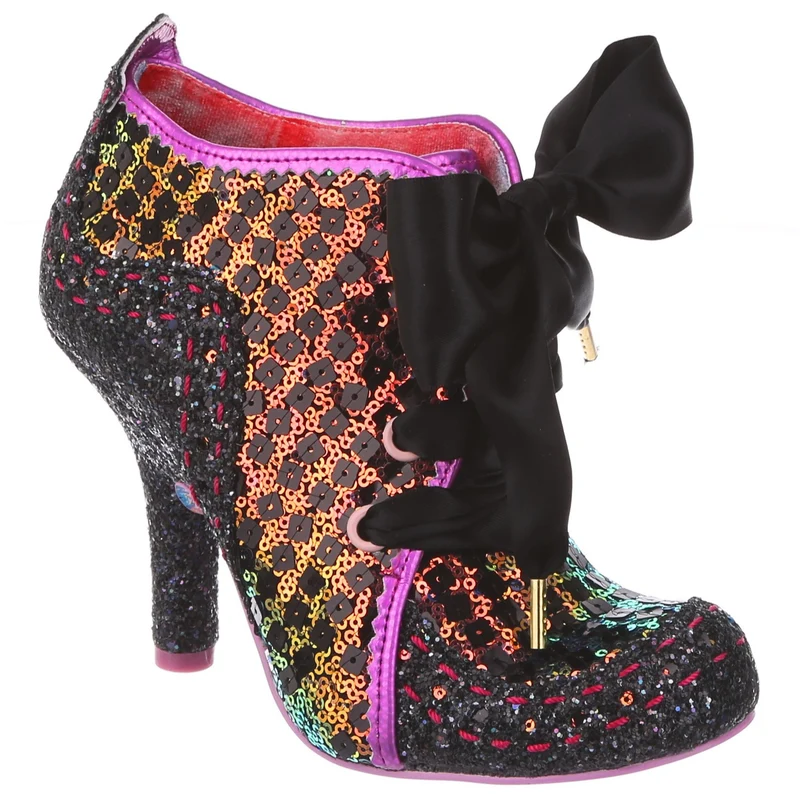 Irregular Choice Damen Abilgails Third Party Ankle Boot mit Absatz - Dunkelrosa