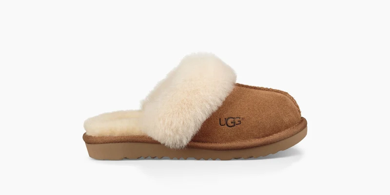 UGG Kinder Cosy II Slipper – Kastanie