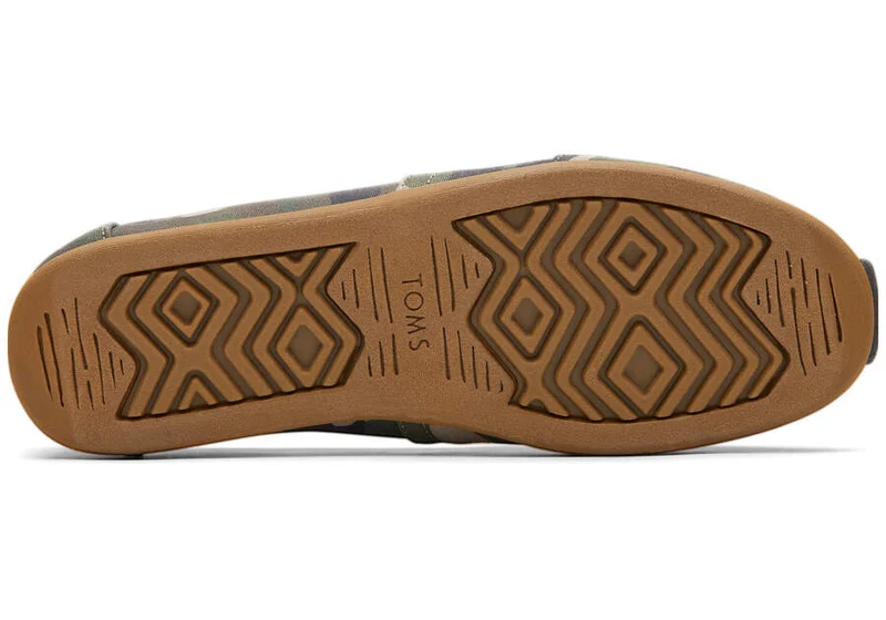 TOMS Herren-Espadrille mit Alpargata-Camo-Print – Green Woodland