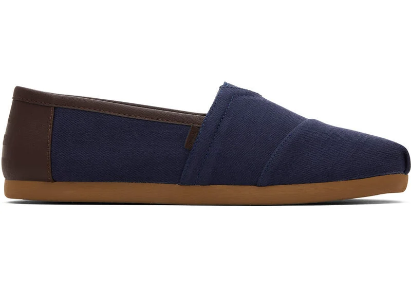 TOMS Alpargata Heavy Twill Espadrille für Herren – Deep Navy